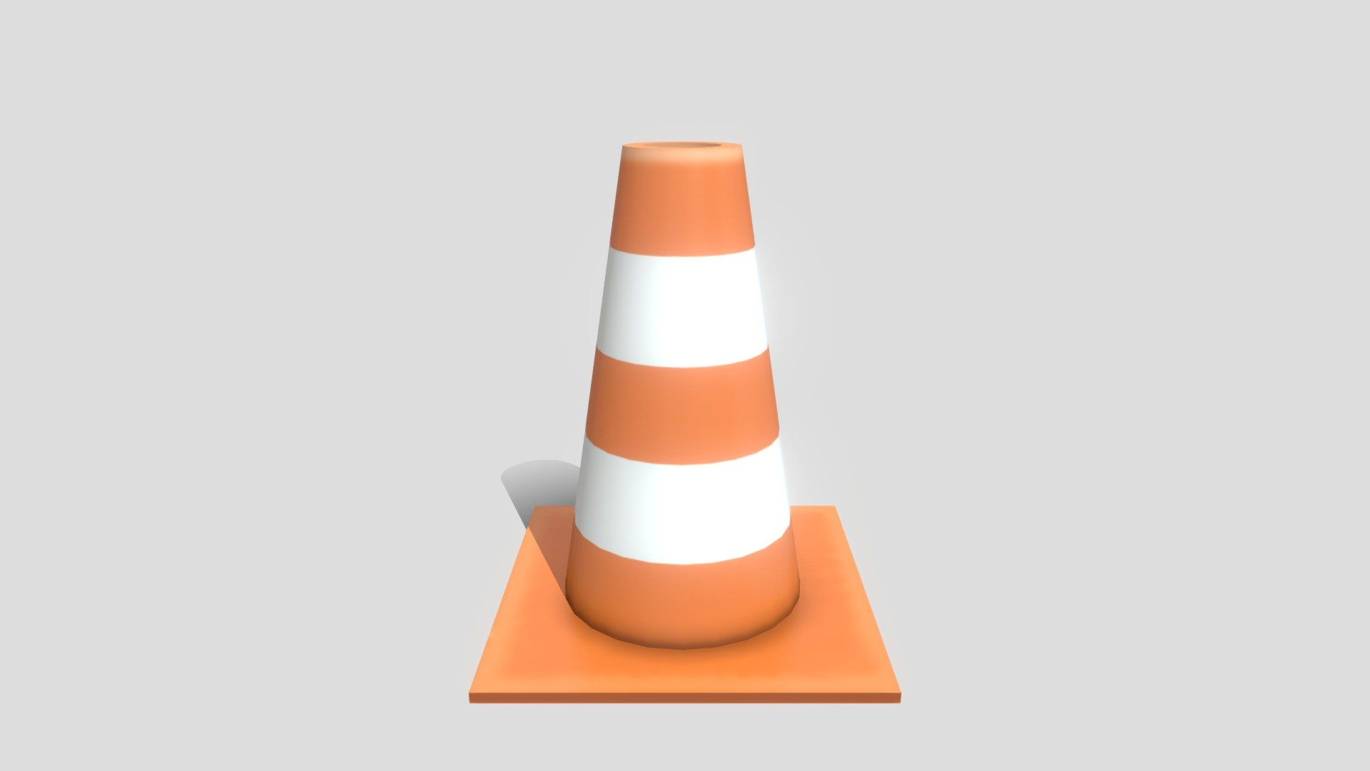 traffic cone - 3d model nvmullekom 8fe9e8f 3D print model - Mito3D