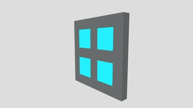 transparent square window - download free 3d model reecedr reecer3dmodeller 169668c 3d print model - Mito3D