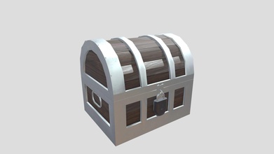 treasure chest - download free 3d model garblesnarf c1f394a 3d print model - Mito3D