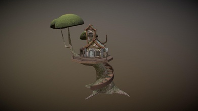 treehouse - 3d model afalcon f3b7042 3d print model - Mito3D