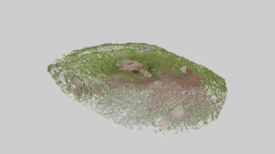 tregeseal entrance grave - point cloud download free 3d model penwith landscape partnership penwithlandscapepartnership f047d92 barrow excavated 1879 wc borlase chamber survives two capstones still place oriented nw-se but we do not know which end original finds include sherds ashes cremations whetstone middle bronze age ribbon handled urn cist now british museum possible monument present today represents phases neolithic chambered later may have also been mound enlarged 38m long averaging 12m wide north covered stone slabs distance 19m internal height 07m denotes extent marked kerb stones &lsquo solid&rsquo version https sketchfabcom 3d-models tregeseal-entrance-grave-35f6b298b9094645a87a37c4e4dc96a5 scan curatorial research centre 3d print model - Mito3D