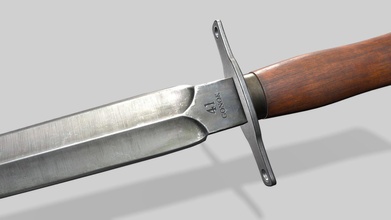 trench knife - 3d model extragrani official dbd07f2 3d print model - Mito3D