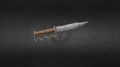 trench knife combat - download free 3d model nekotthebrave ce7e69b 3d print model - Mito3D