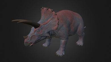 triceratops 3d modelo martinmor cc4445c 3d print model - Mito3D