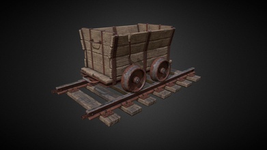 trolley wild west - download free 3d model andrew fox 83df078 3d print model - Mito3D