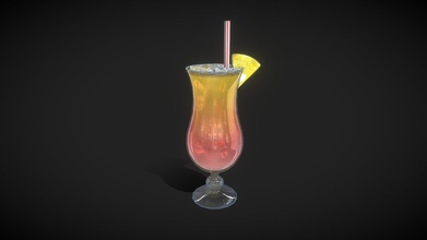 tropical drink - buy royalty free 3d model karolina renkiewicz karolinarenkiewicz 8ed03ea 3d print model - Mito3D