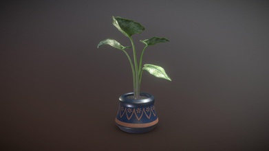 tropical pot plante Télécharger libre 3d modèle nikkip ee77f59 3d print model - Mito3D