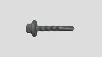tsbw5 5-38-5 - download free 3d model evolution fasteners evolutionfasteners 6f3c78f tsbw55-38-5 designed fixing cladding roofing applications hot cold rolled purlins rails description hex washer head self-drilling screw size 55mm x 380mm box quantity 100 3d print model - Mito3D