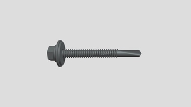 tsbw5 5-50-5 - download free 3d model evolution fasteners evolutionfasteners 185670d tsbw55-50-5 designed fixing cladding roofing applications hot cold rolled purlins rails description hex washer head self-drilling screw size 55mm x 50mm box quantity 100 3d print model - Mito3D