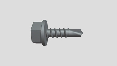 tshv4 2-12-1 - download free 3d model evolutionfasteners2 ee17038 tshv42-12-1 designed assembly fabrication ducting air conditioning systems description hex head self-drilling screw size 42mm x 12mm box quantity 1000 3d print model - Mito3D