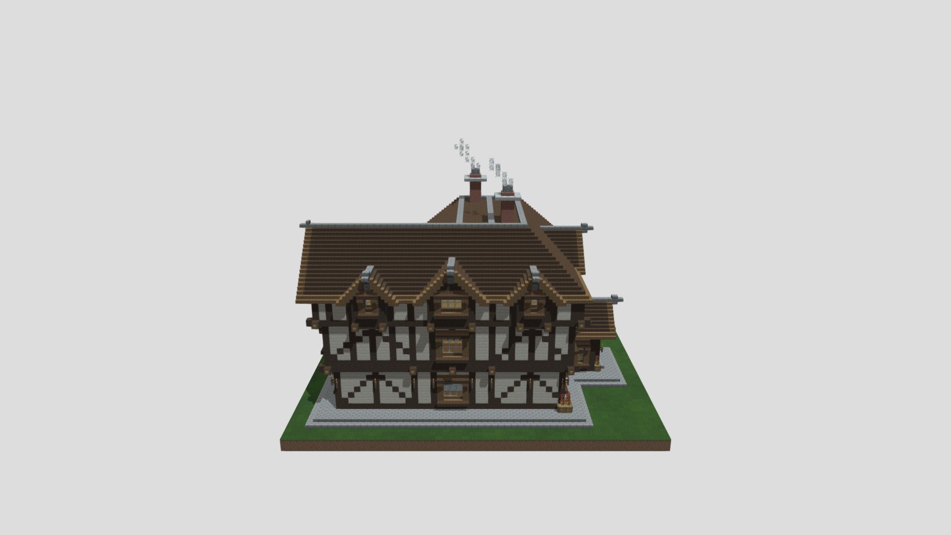 casa estilo tudor 1 modelo 3d chipster70 d90cdac 3D print model - Mito3D