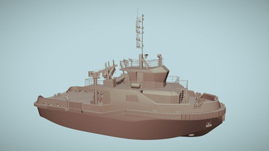tugboat - 3d model vladimir kr a60467e 3d print model - Mito3D