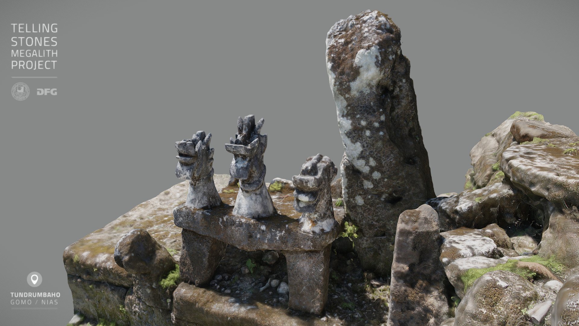 tundrumbaho estatua 02 osa - modelo 3d diciendo piedras megalito proyecto tellingstones 6752b65 impresionantes restos megalíticos de la dispersión muchos miles islas indonesias sumatra nias java oeste sulawesi del norte sumba flores este archipiélago diversidad morfológica edificios piedra vastas regiones remotas sugiere existencia diferentes unidades culturales temprana historia surgen una parte aislada contexto geográficamente delimitada micro-ambientes pero otra mano y supra-regional evolución contando las megalitos universidad universit t berlín financiado por deutsche forschungsgemeinschaft jefe prof dr dominik bonatz foto felix wolter wwwfelixwolterde 3D print model - Mito3D