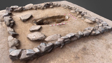 turchi terreno di sepoltura scavata la tomba a fossa - modello 3d archeologico competenza archaeologycal 841a9ca 3d print model - Mito3D