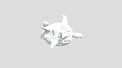 kaplumbağa - download ücretsiz 3d model jojo kyduyen 345fa8a ilk zbrush heykel benim mitolojik yaratık geri vahşi manzara hayal edin 3d print model - Mito3D