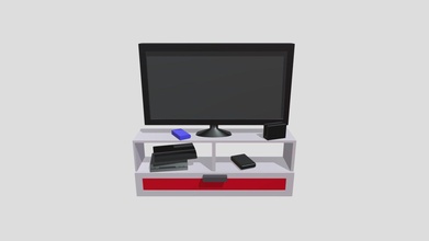 tv console Scarica gratuito 3d modello thepounhd 66d4137 3d print model - Mito3D