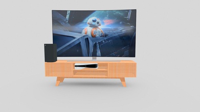 meuble tv - téléchargement gratuit modèle 3d evilboris 85ef223 3d print model - Mito3D