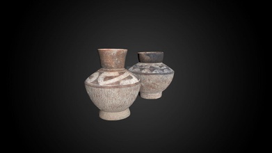 two thai earthenware jars c 1000 bce - download free 3d model minneapolis institute art artsmia f1e7eb0 both now collection individual models also sketchfab here https skfbly 6tprx 6t6wg more information collectionsartsmiaorg 12965 jar-thailand 12966 printable version one thingiverse wwwthingiversecom thing 4462864 3d print model - Mito3D