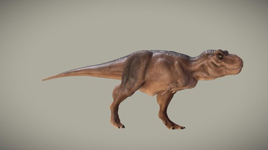 o tyrannosaurus rex - comprar royalty free 3d modelo kyan0s 5928ba8 tyranosaurus i&aacute cinco feita blender, gimp 3d print model - Mito3D