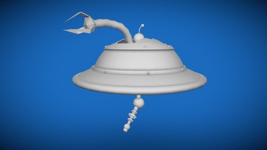ufo vehicle ct4012-2020 - download free 3d model shattercannon a535411 3d print model - Mito3D