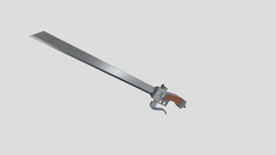 ultrahard Stahl Attacke Titan Schwert download frei 3d Modell nanco1412 ca15153 3d print model - Mito3D