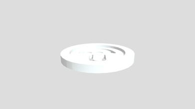 umbrel logo circle sunken - download free 3d model silexperience 020bc8c 3d print model - Mito3D