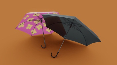 umbrella - buy royalty free 3d model ferofluid 02b14ee 3d print model - Mito3D