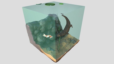 submarino diorama - descargar gratis 3d modelo de amaliekma e94325f examen la escuela 3d print model - Mito3D