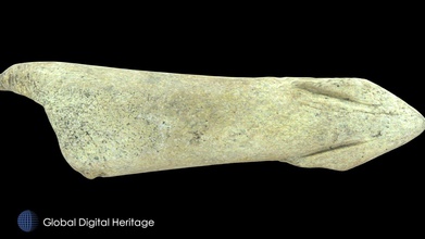 unfinished harpoon xcb-105-4030 - download free 3d model global digital heritage globaldigitalheritage 6b88031 400 bce-100 ce xcb-105 adamagan aleut place walrus hunters head morzhovoi bay western alaska peninsula massive village multiple occupations occupied largest arctic estimated 1000 people also has limited dated 2200-1700 bce 1000-600 900-1100 artifacts presented result research conducted under grants nsf 9630072 9814086 9996372 9996415 1139266 1321411 h maschner principal investigator these were scanned either faro edge arm minolta vivid 9i processed geomagic polyworks 2-8 photos used texture wrap original digitizing work done ivl id st univ subsequent processing publication completed 3d print model - Mito3D
