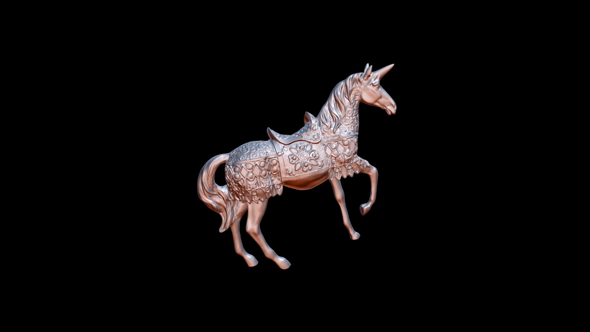unicorn - download free 3d model thunk3d lilyqin1 8dcc4d2 3D print model - Mito3D