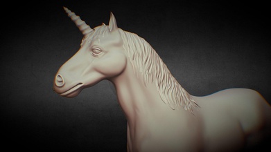 Einhorn Pferd obj01 kaufen royalty free 3d Modell cgamit786 9de53ef 3d print model - Mito3D