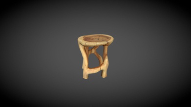 unique sculptural tabouret - buy royalty free 3d model logniture 856dc5e bar table chainsaw carved single piece log realized into all additional infromations feel contact me more our products visit logniturecom 3d print model - Mito3D