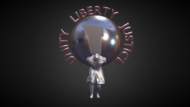 unity liberty justice - 3d model matiaskandali 3e170d7 3d print model - Mito3D