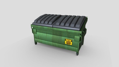 urban dumpster - buy royalty free 3d model pickle55100 83eb6a4 asset made using blender includes clean grunge diffuse texture one which could modified premade has look it they easily interchangeable included blend file displayed viewport metalness workflow uses 2k pbr textures png format features all can edited been manually uv unwrapped match its pre-applied camera setups lighting provided hdri map downloaded haven exported 4 formats fbx obj gltf glb dae collada ao roughness gloss metallic uvlayout source uploaded demonstration use additional you find exports go along them 3d print model - Mito3D