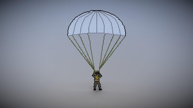 us skydiver wwii - download free 3d model gfon296 0b7716b american paratrooper second world war 3d print model - Mito3D