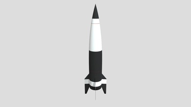 v2 rocket - 3d model aayushi fulldome films shikhar09 f7f91f8 3d print model - Mito3D
