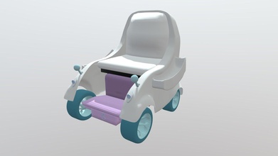 v3 electric wheelchair - 3d model clauclau 7be4632 3d print model - Mito3D