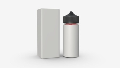 de vapor e líquido da garrafa grande caixa boné preto - comprar royalty free 3d modelo hq3dmod aivisastics 9c6b5bf 3d print model - Mito3D