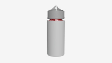 Dampf-flüssig-Flasche, große, transparente Kappe - kaufen royalty free 3d Modell hq3dmod aivisastics 7d9dd5e 3d print model - Mito3D