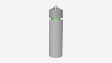 liquido-vapore bottiglia medio-coperchio trasparente - buy royalty-free modello 3d hq3dmod aivisastics a94d51b 3d print model - Mito3D