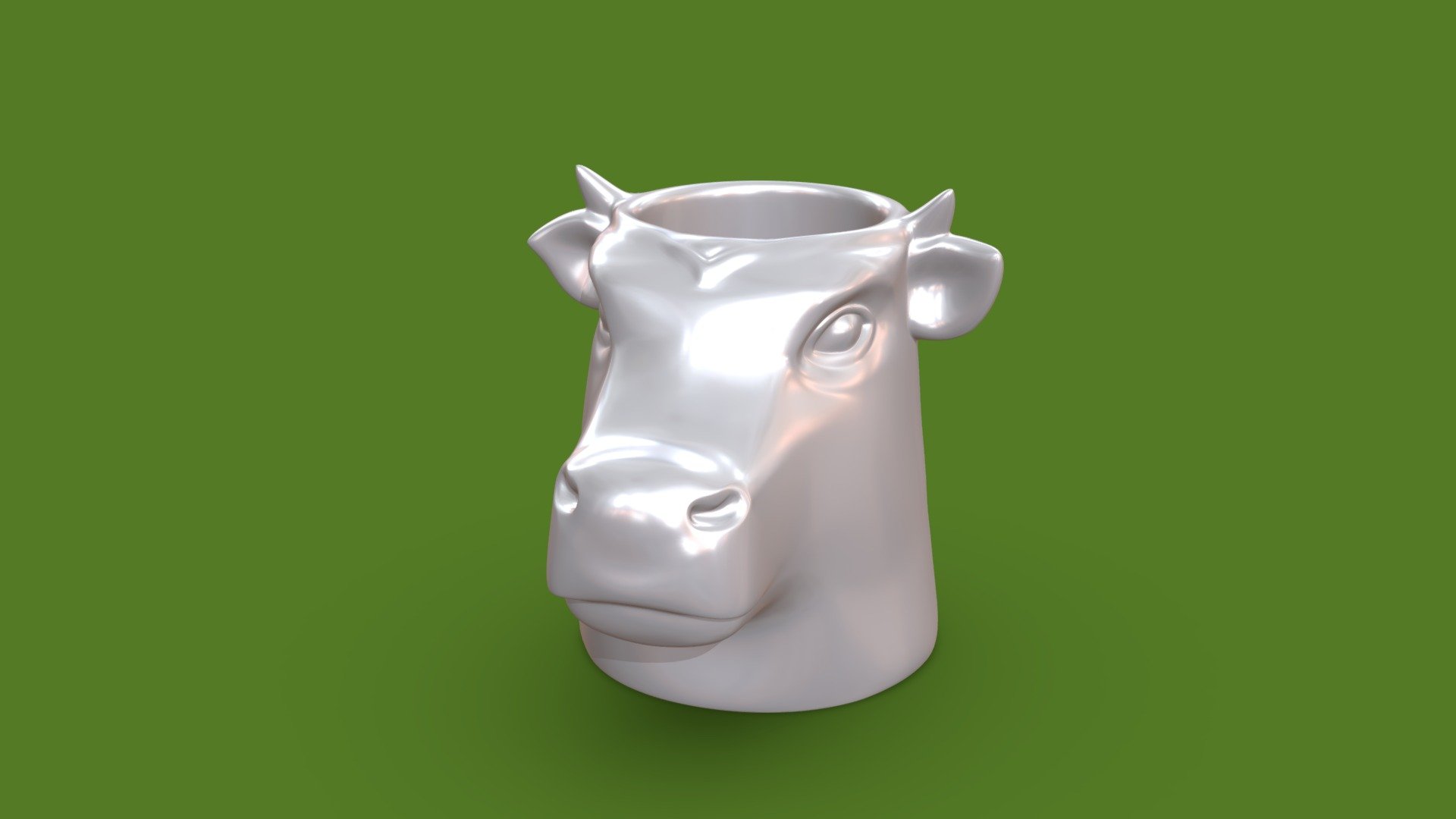 vase 5 tête vache acheter royalties libre 3d modèle marat 7bd12e7 3D print model - Mito3D