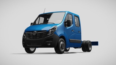 vauxhall movano crewcab dw e20 chassis 2020 - buy royalty free 3d model creator 5ba9983 3d print model - Mito3D