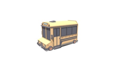 vehicle - bus lowpoly download free 3d model dumbgames 6be9de7 3d print model - Mito3D