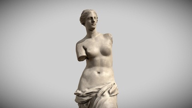 Venus milo Aphrodite 3d Modell ewiges Bett 712aa60 3d print model - Mito3D