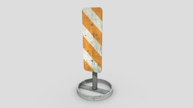 vertical safety sign 01 - buy royalty free 3d model rocz3d 2959882 3d print model - Mito3D