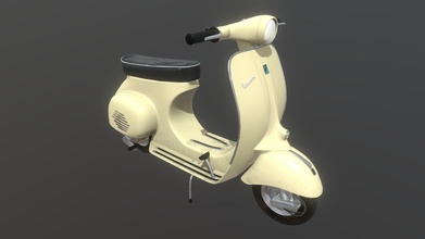 vespa scooter - 3d model zatosvojo zatosvoj bd523d4 3d print model - Mito3D
