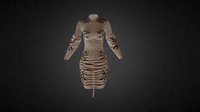 01 vestido kıyafet - 3d model jorge luis zenns3 669a529 fani dünya o alexandra capcha facultad carrera Ey y gesti n moda işlemek modelo chavez marroquin 3d print model - Mito3D