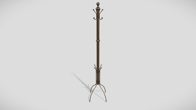 victorian brass hat coat stand - buy royalty free 3d model gogoskilla 722f483 3d print model - Mito3D