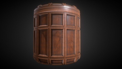 victorian wood paneling material - download free 3d model chrisg4919 9ad3578 3d print model - Mito3D