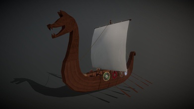 barco viking - modelo 3d arya anamariafarbotko feeb86a drakkar placa 3d print model - Mito3D